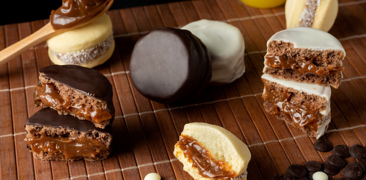 Variedad de alfajores argentinos regionales