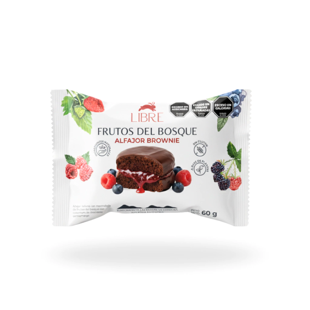 Brownie - Frutos del Bosque