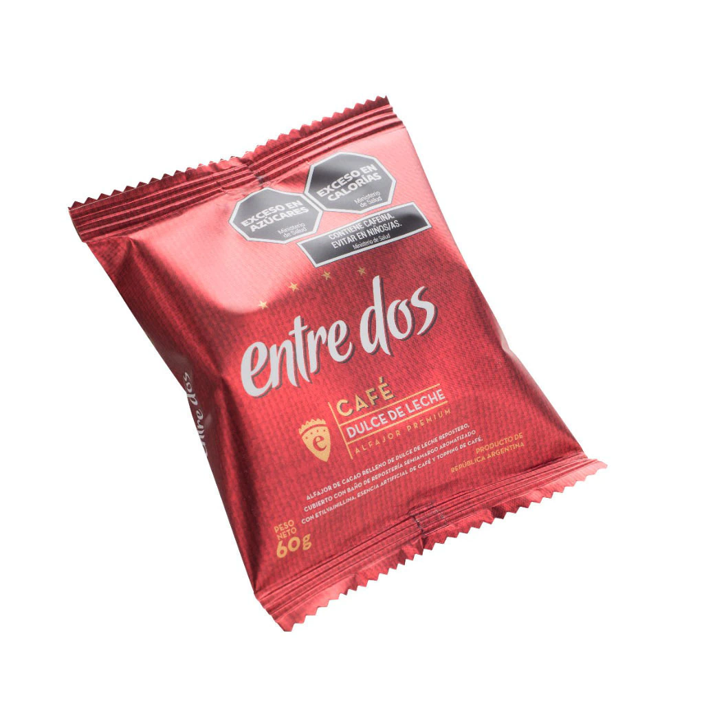 Chocolate Negro con Dulce de Leche y Topping de Café