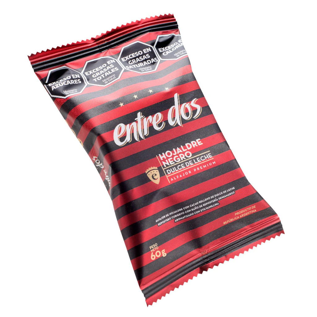 Hojaldre Chocolate Negro con Dulce de Leche