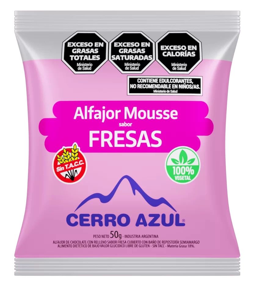 Mousse de Fresas 100% Vegetal