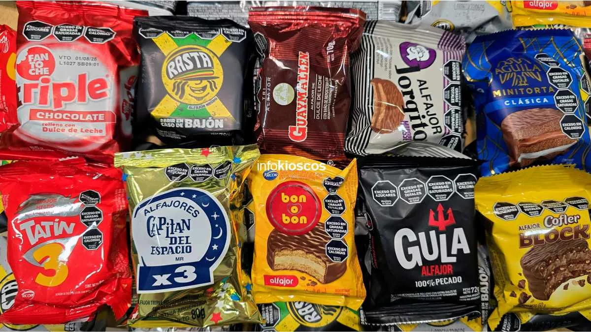 Los alfajores más vendidos en Argentina en 2026: el ranking completo, kiosco por kiosco